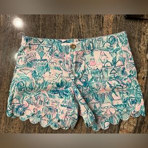 Lilly Pulitzer Scalloped Shorts